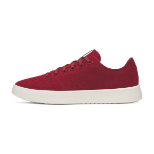 Women's Wool Cruiser - Burgundy (Natural White Sole), 8.5